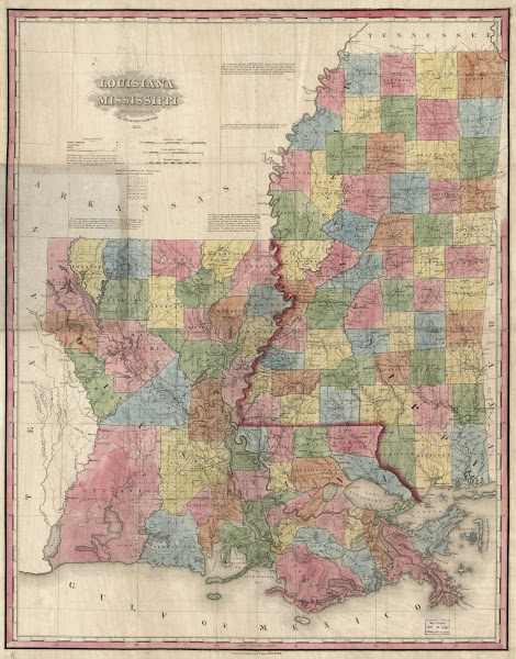 Louisiana and Mississippi 1851