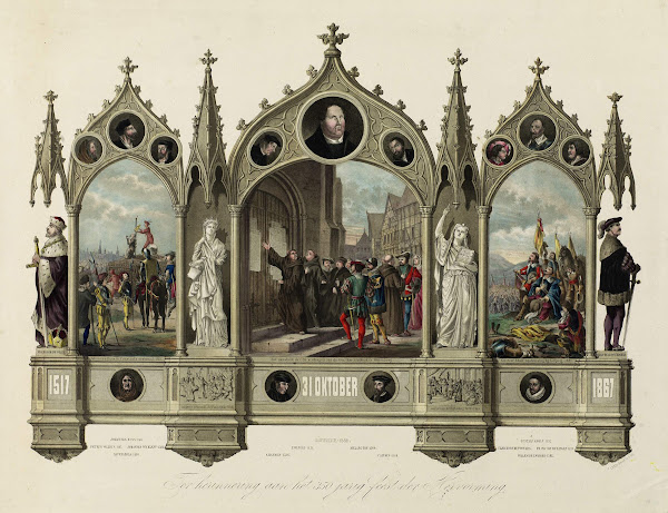 Ter Herinnering Aan Het 350 Jarig Feest Der Hervorming 1867