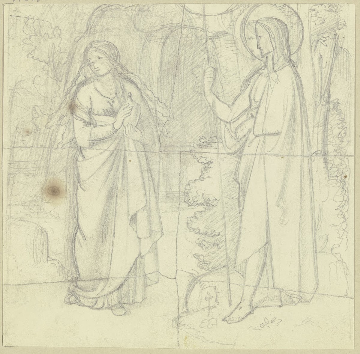 Christus und Magdalena Ostermorgen