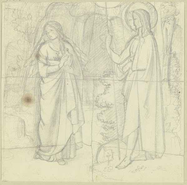 Christus und Magdalena Ostermorgen