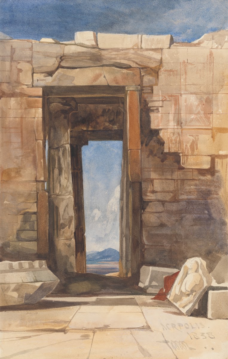 A Doorway in the Acropolis Athens 1838