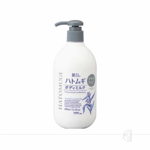 Hatomugi Bright Up Moisturizing & Conditioning Body Milk 400ml