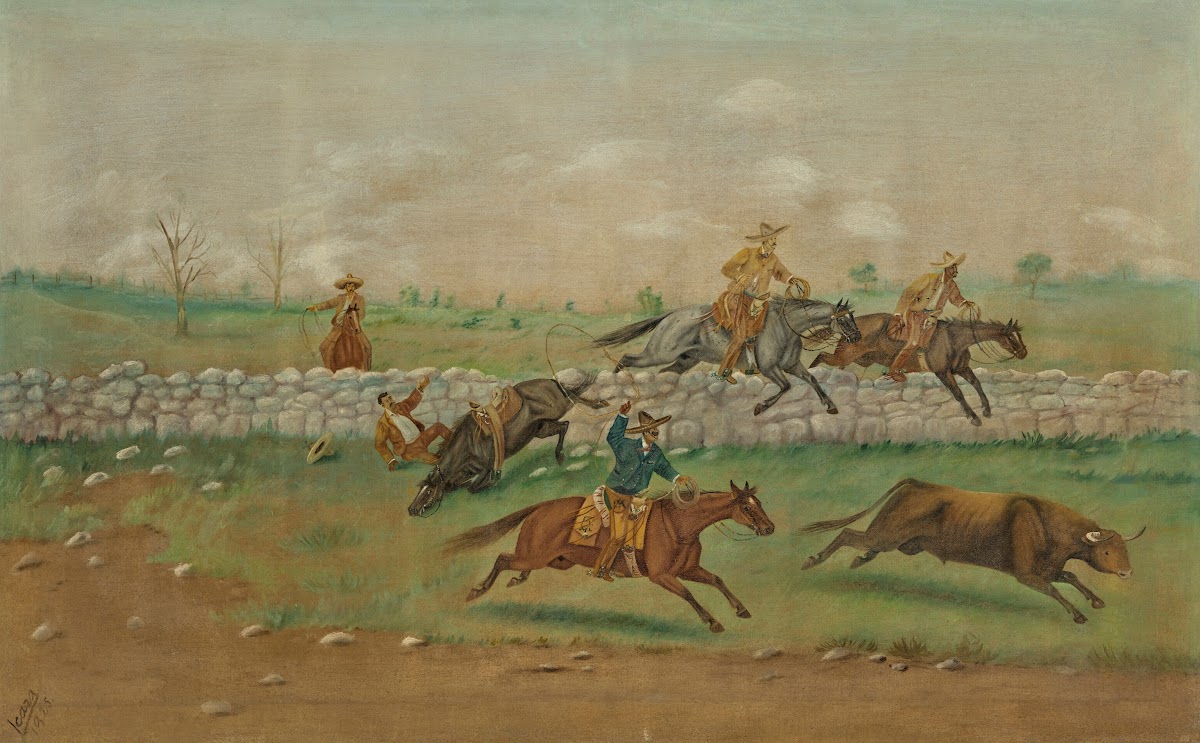 Enlazando al toro 1925