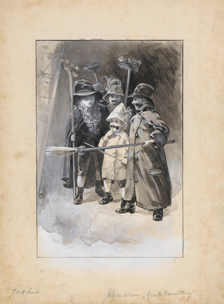 Vijf verklede kinderen 1870   1937