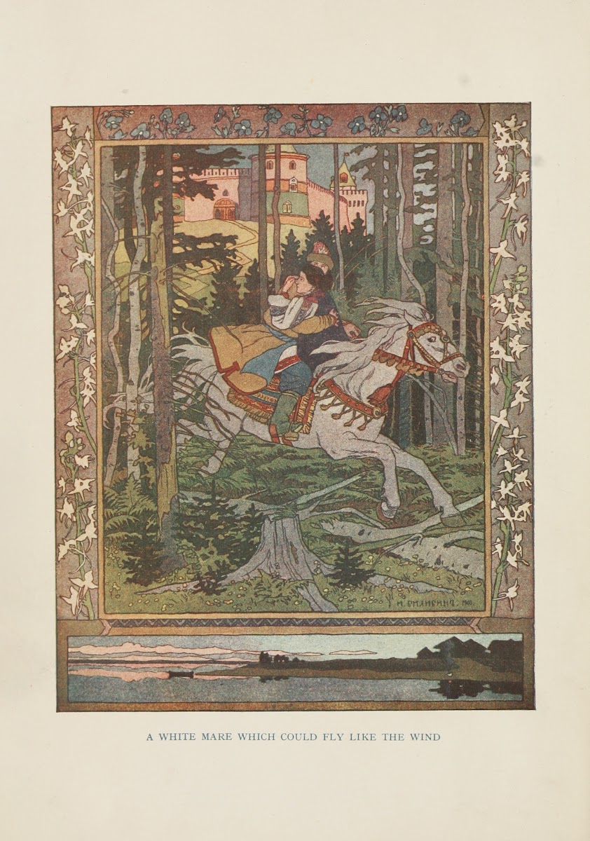 A white mare which could fly like the wind 1917