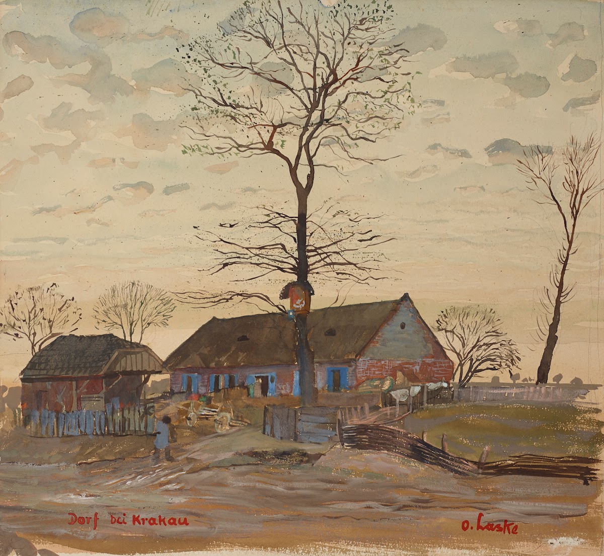 Dorf bei Krakau 1915