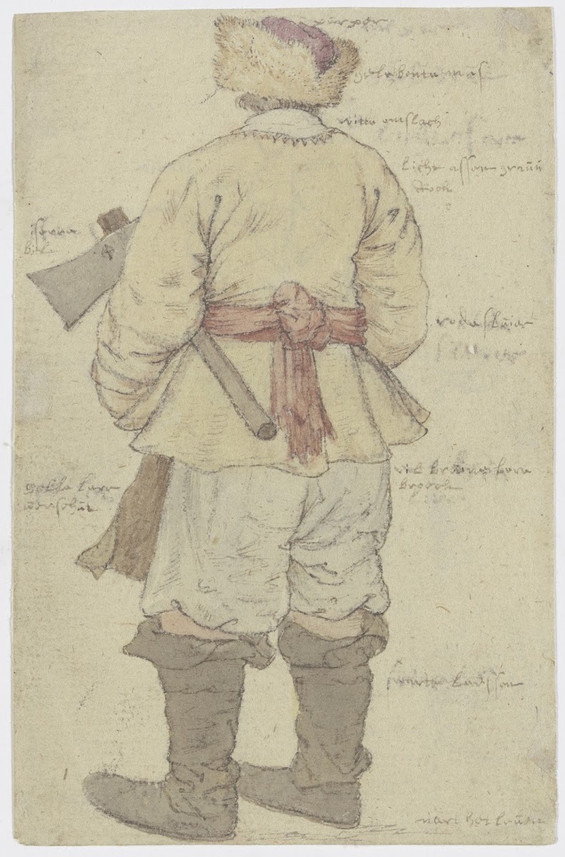 Woodcutter Seen from the Rear ca 1608 1609