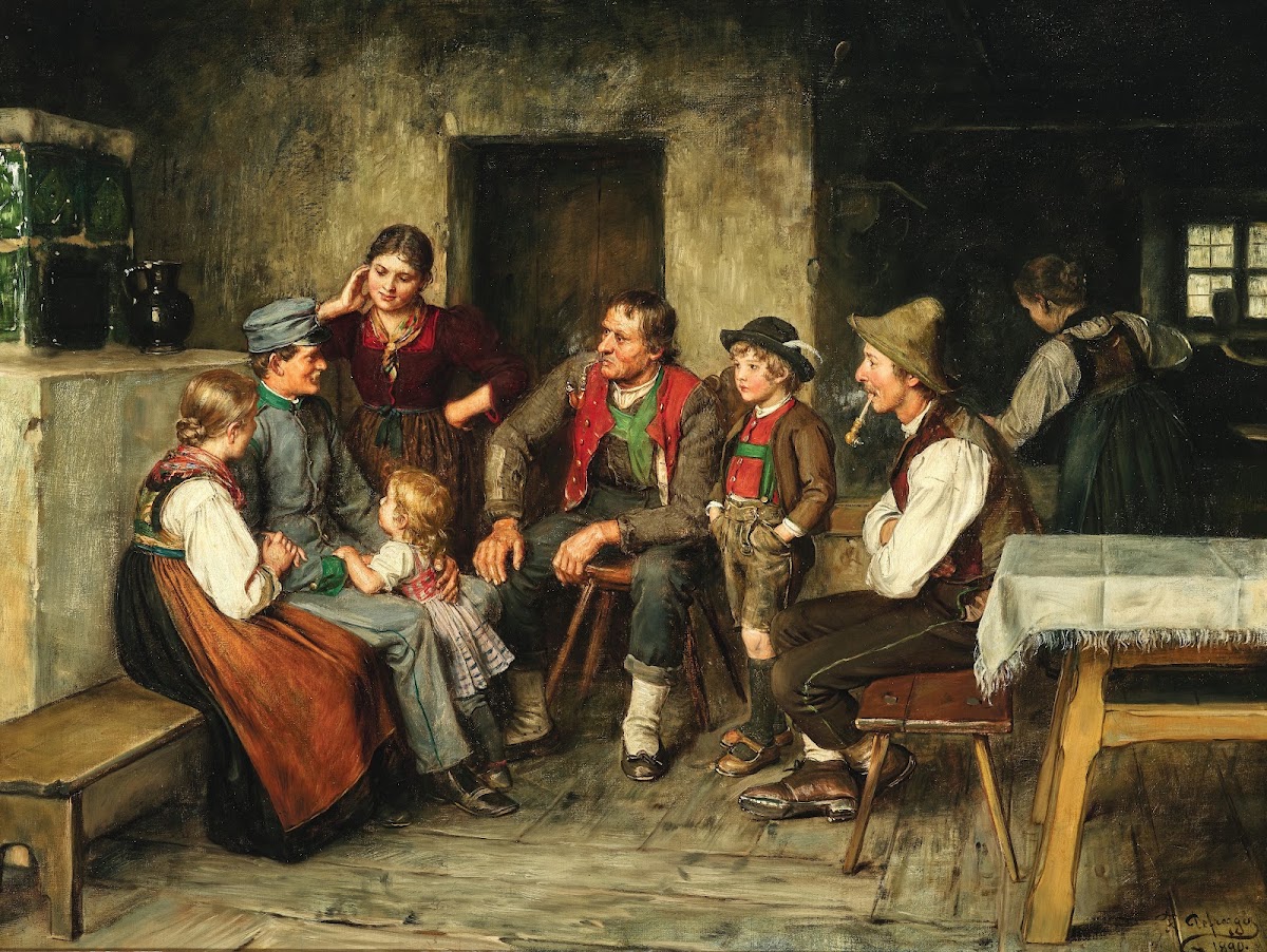 A Young Soldier on Leave 1890