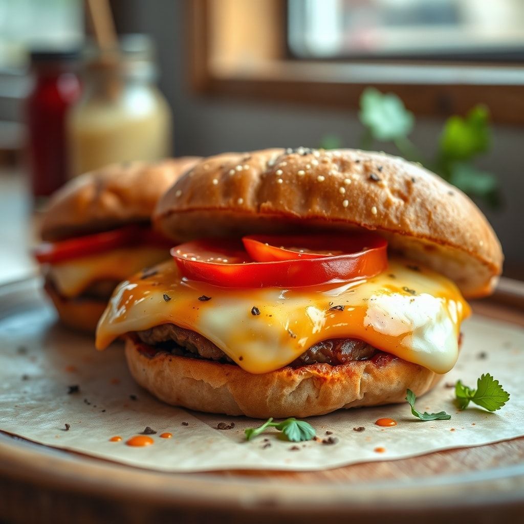 Easy Pizza Burgers with Melty Mozzarella and Pepperoni (30-Minute Family Dinner)
