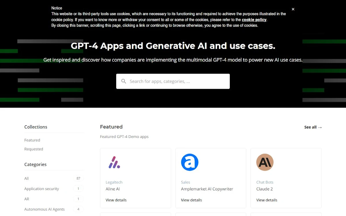 Captura de GPT-4 Demo