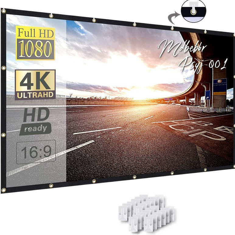 Projection screen, canvas screen