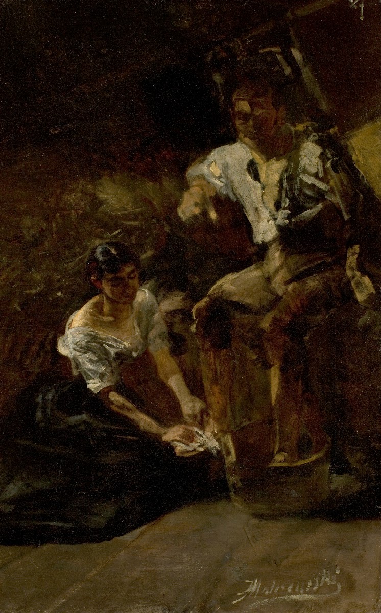 Foot washing Siberian scene 1886