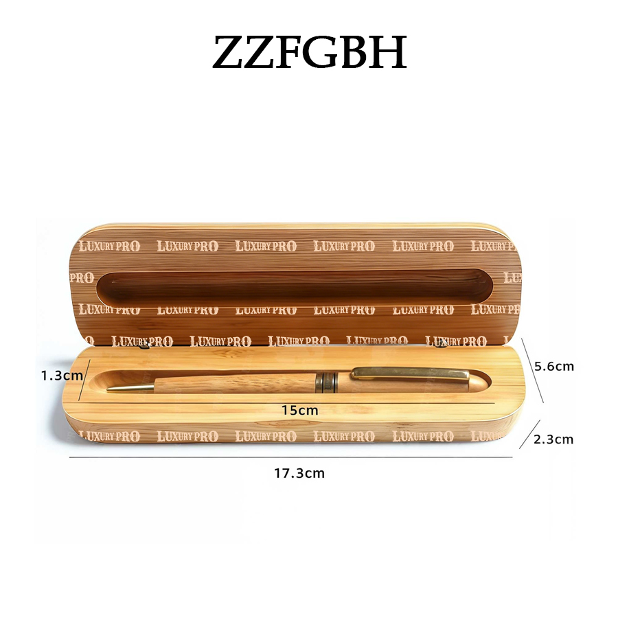 Bamboo Flip-Top Pencil Case