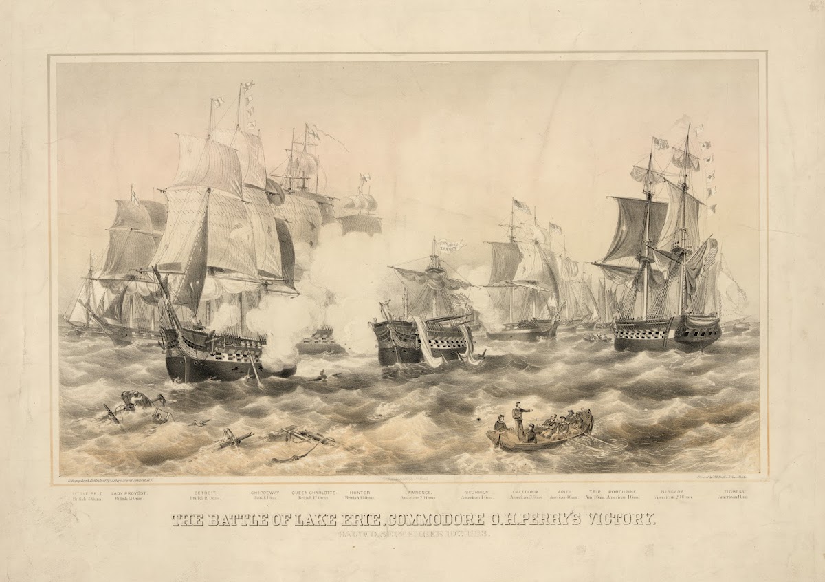 The Battle of Lake Erie Commodore OH Perrys victory 1878