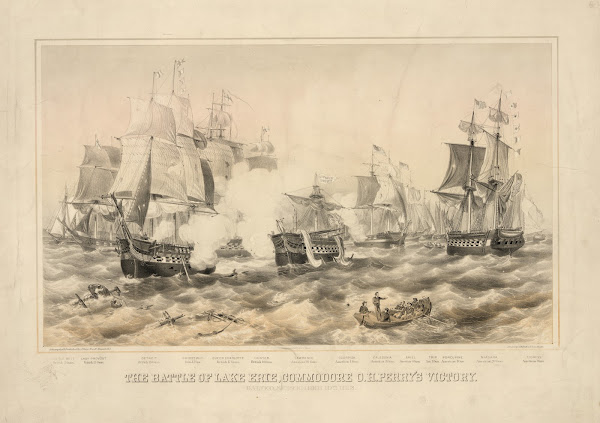 The Battle of Lake Erie Commodore OH Perrys victory 1878