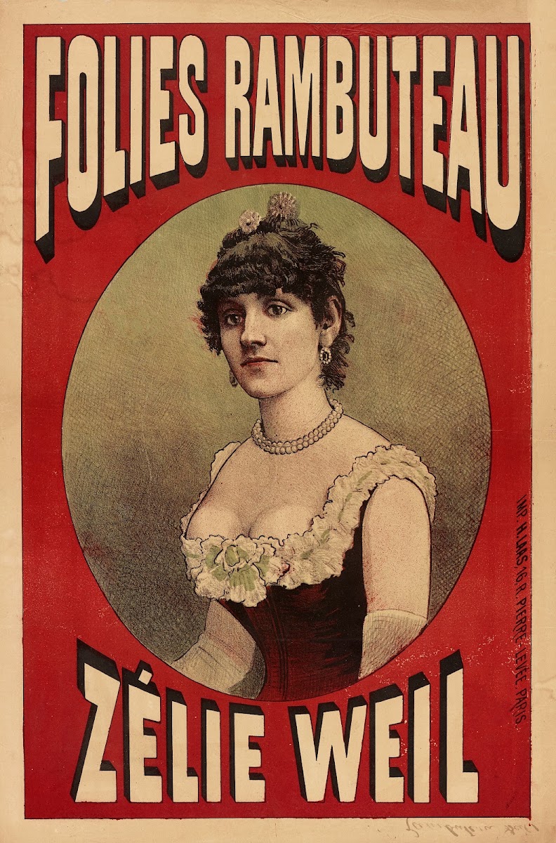 Folies Rambuteau Zelie Weil 1880 1900