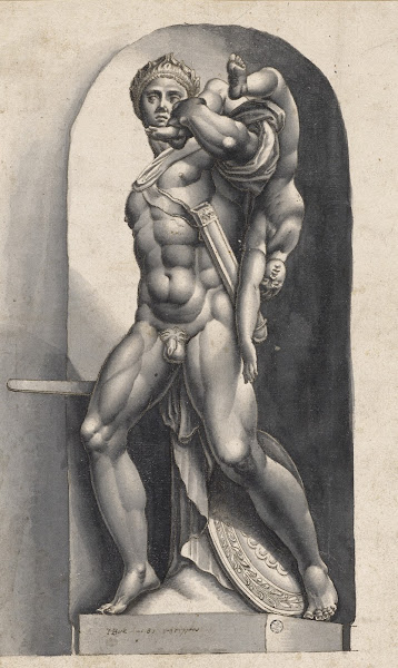 Achilles carries Hectors son 1583