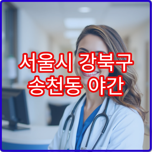 서울시 강북구 송천동 야간 내과 피로·속쓰림 진료 병원