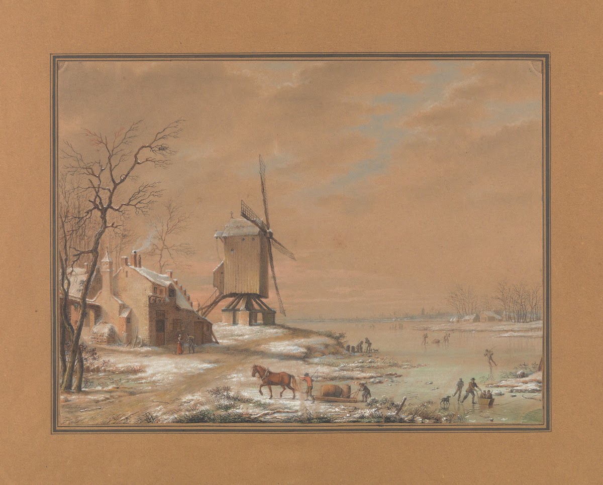 Winterlandschap 19th century