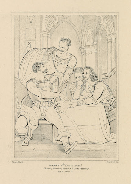 Henry 4th first part Hotspur Worcester Mortimer  Owen Glendower act III scene IV