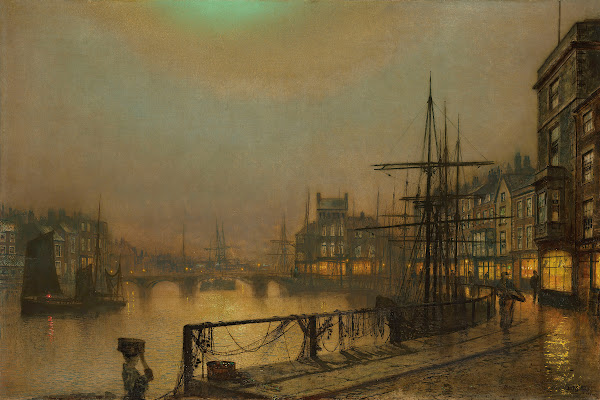 Whitby at night