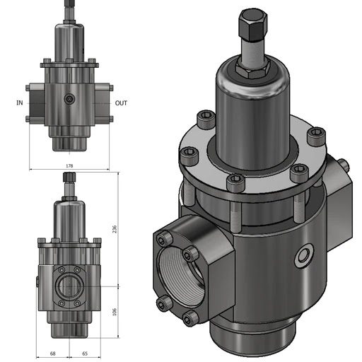 Series PHF CS2 R20 High Flow - Pipeline Regulators by Southern CGS