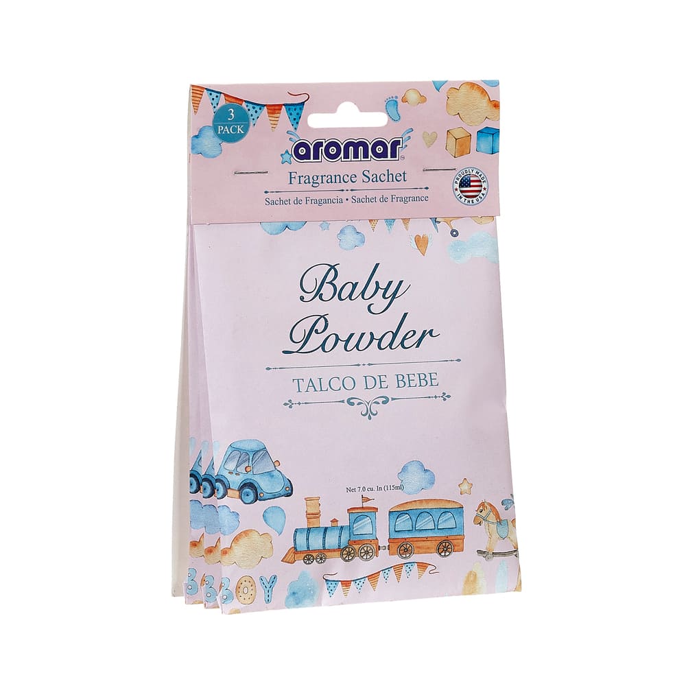 Sobres aromatizantes Aromar™ aroma talco de bebé, 3 piezas