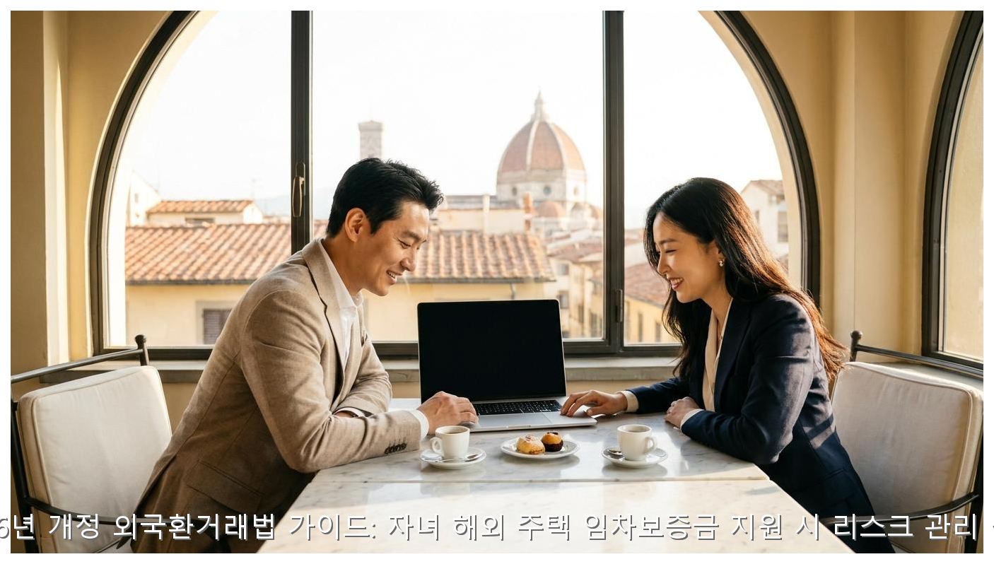 2026년 개정 외국환거래법 가이드: 자녀 해외 주택 임차보증금 지원 시 리스크 관리 실무 핵심 안내 및 분석 인포그래픽 (4)