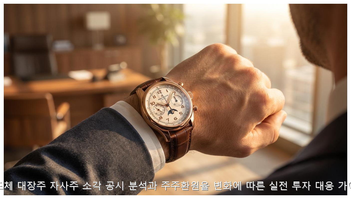 반도체 대장주 자사주 소각 공시 분석과 주주환원율 변화에 따른 실전 투자 대응 가이드 핵심 안내 및 분석 인포그래픽 (5)