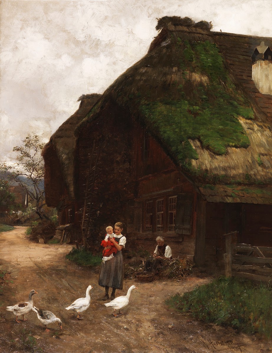 In der Dorfgasse 1889