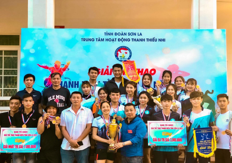 Đoàn thể thao Trường Đại học Tây Bắc tham dự Giải thể thao thanh niên tỉnh Sơn La năm 2022
