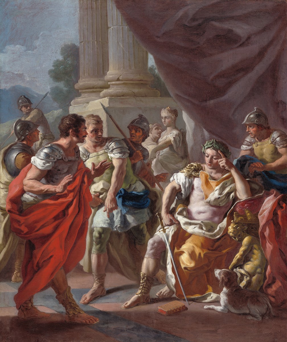 Alexander Condemning False Praise 1760s