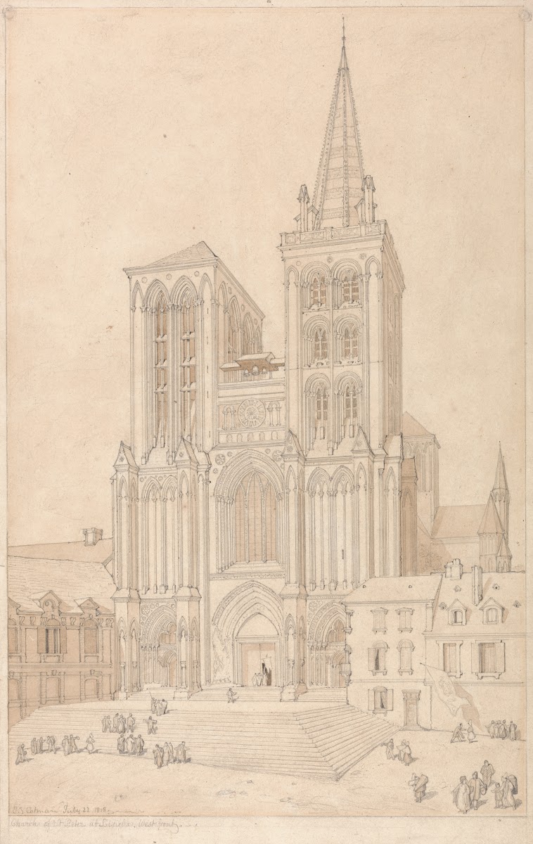 St Peter at Lisieux Normandy West Front 1818