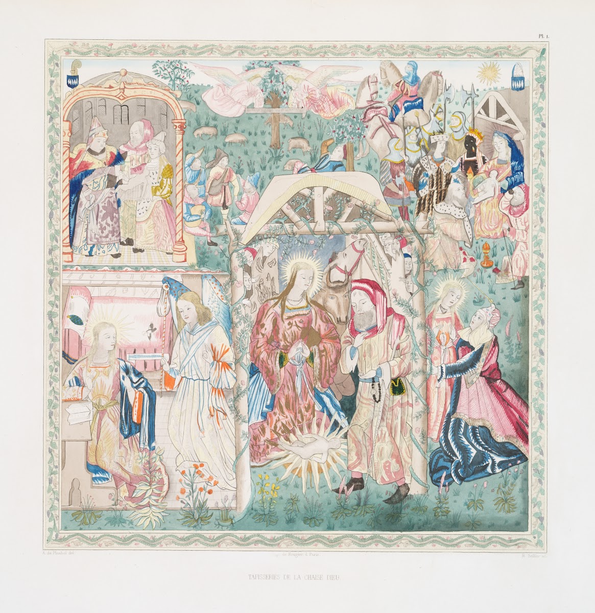 Tapisseries de la Chaise Dieu 1838