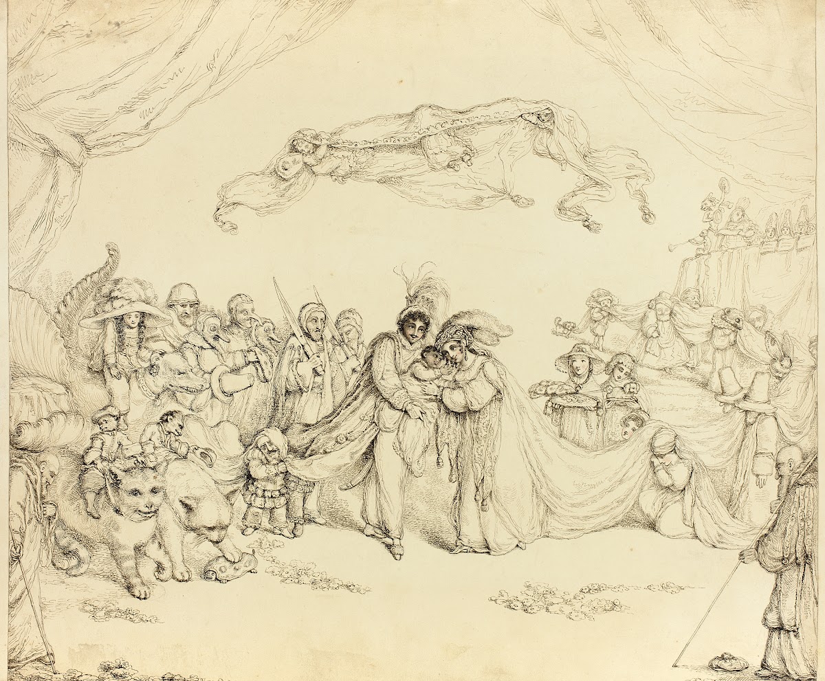 Oberon and Titania from A Midsummer Nights Dream