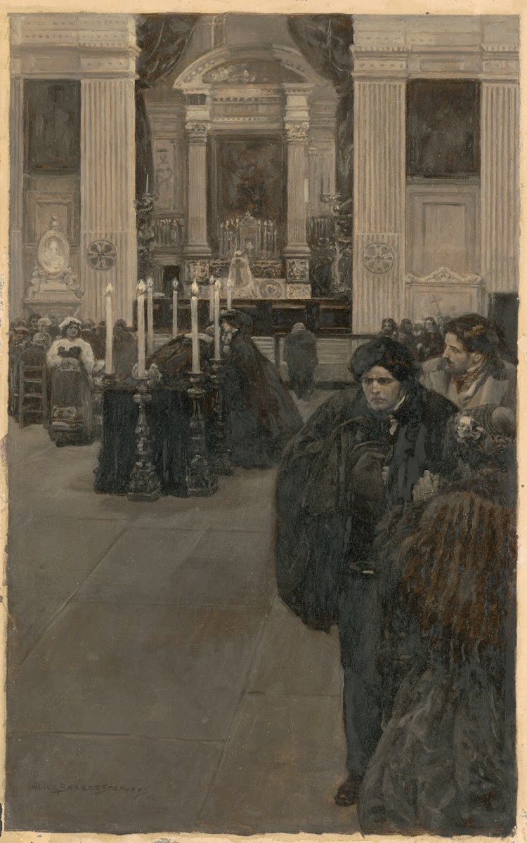 She bent down over the dead monk 1900