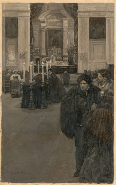 She bent down over the dead monk 1900