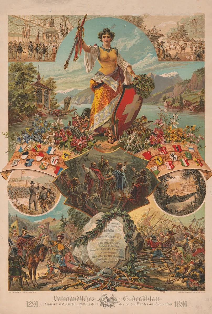 Daterlandilches gedenkblatt 1891
