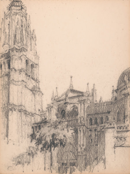 Cathedral Toledo Spain 1949