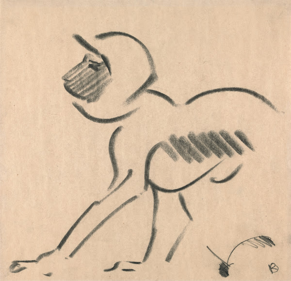 Crouching Monkey between 1912 and 1913