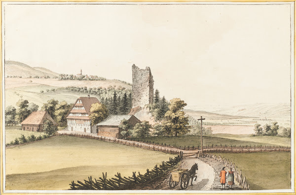 Le Chateau de Hunenberg dans le Canton de Zug 1915 1945