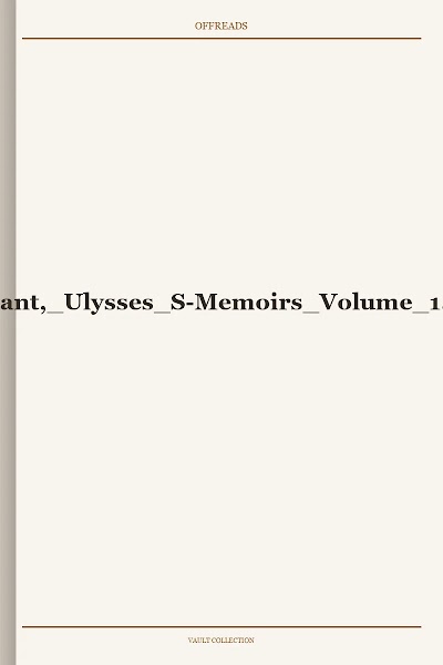 Memoirs Volume 1