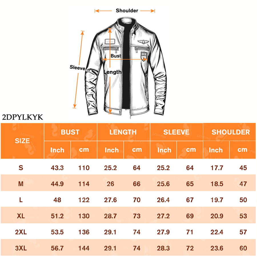2D leather jacket 5 - There is a button on the collar