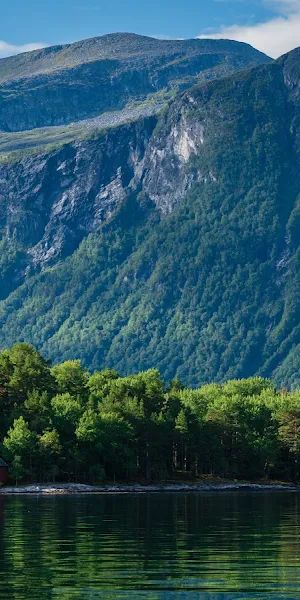 Norway, Fjord, Landscape, Nature 5K Wallpaper Background