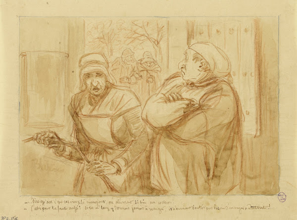 Dire quavec cque ces vieux là mangent 19th century
