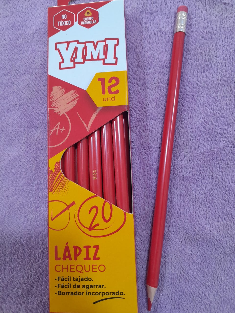 LAPIZ CHEQUEO ROJO YIMI