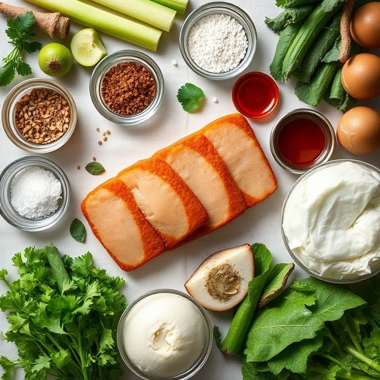 Ingredients for Irresistible Chicken Katsu Musubi: A Crunchy Lunch Delight - Easy & Homemade