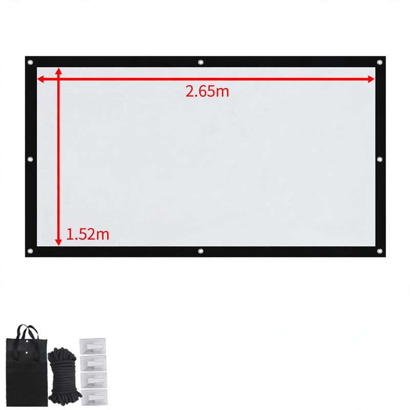 Projection screen, canvas screen