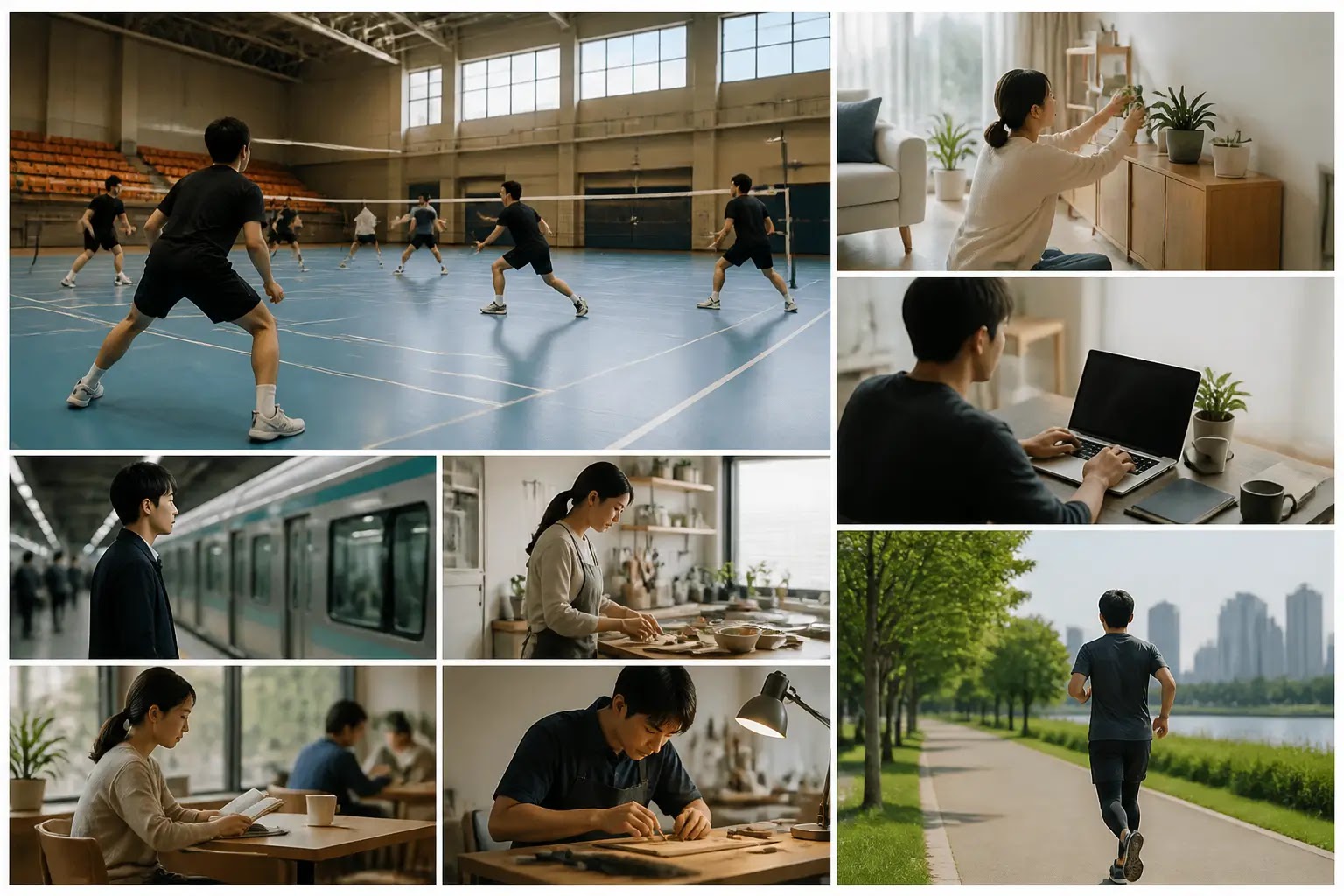 AI-generated Sports Daily Brief multi-story editorial montage