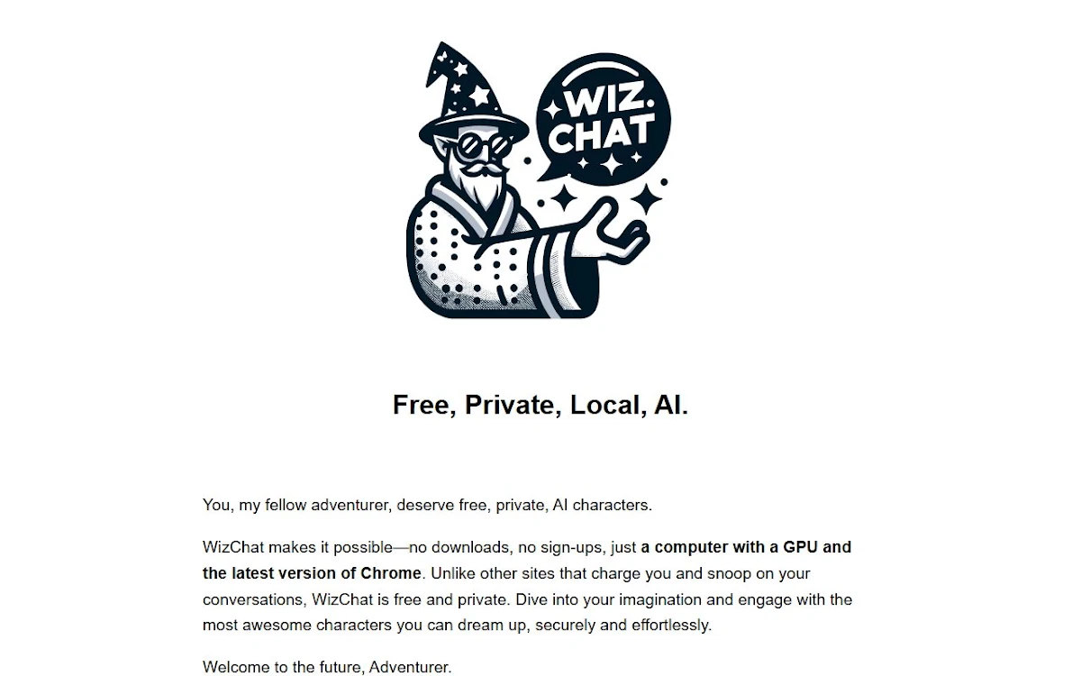 Captura de Wiz.chat